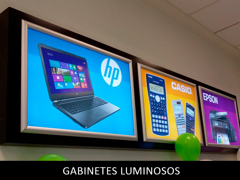 Gabinetes luminosos
