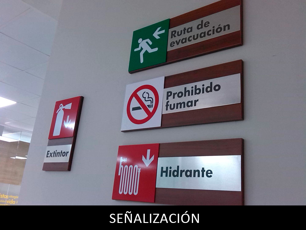 Señalizacion y letreros